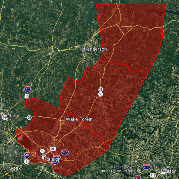 Map of North Star District